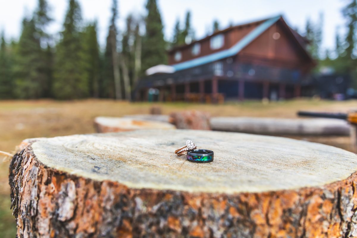 A ceremony in the wild at Rock Lake Earth Lodge